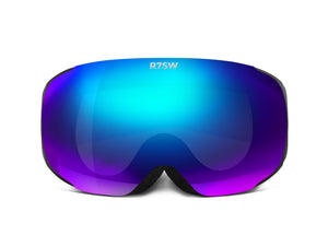 Red7 snow goggles with blue lens