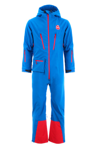 All in one ski suit in blue from Red7SkiWear