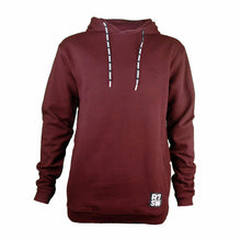Burgundy R7SW Organic Cotton Hooded Sweatshirt - Red7SkiWear Sustainable Clothing