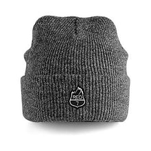 GREY WINTER BEANIE WITH EMBROIDERED RED7 LOGO