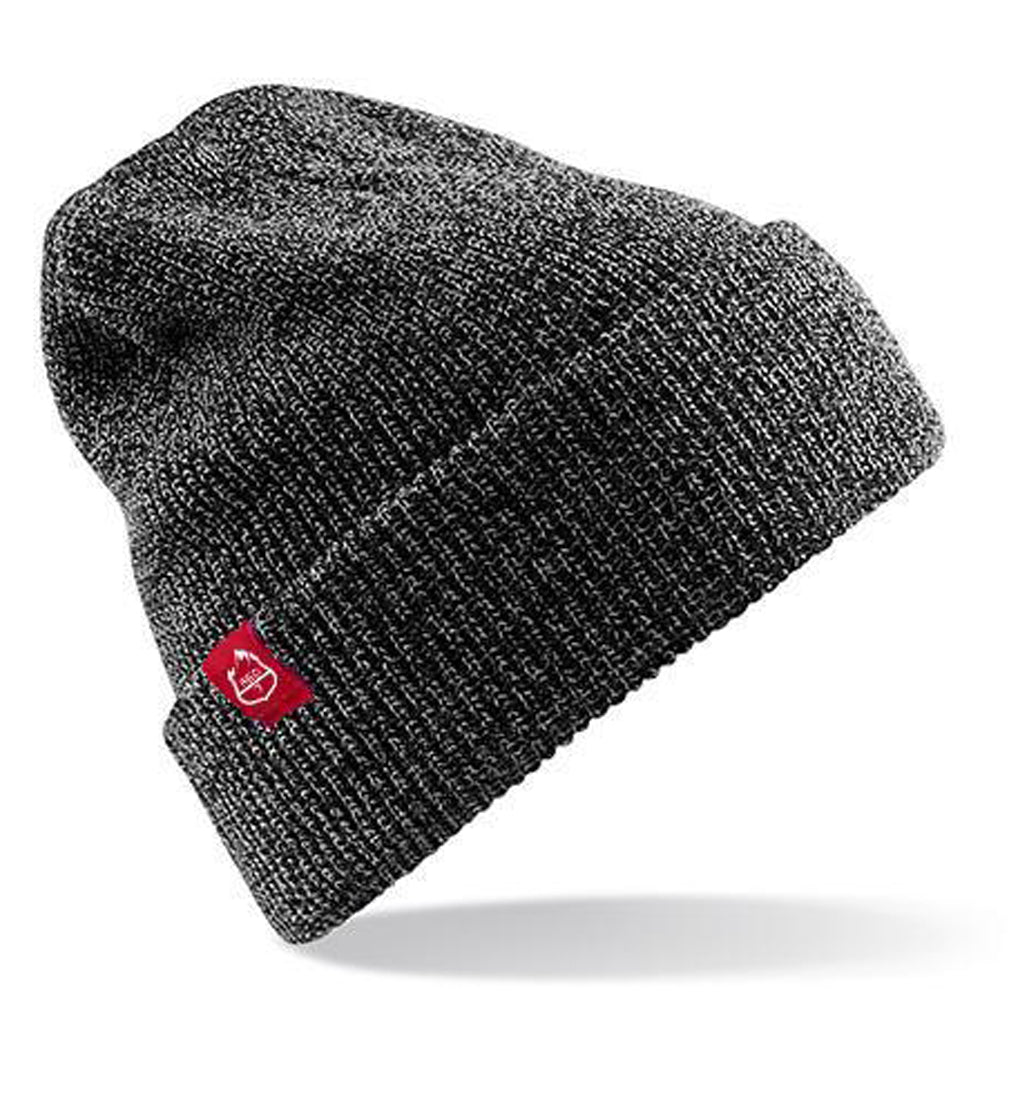 RED7 CHARCOAL HEATHER BEANIE HAT